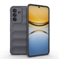 Подсилен силиконов гръб на ленти за Samsung Galaxy А57 5G - тъмно сив