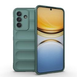 Подсилен силиконов гръб на ленти за Samsung Galaxy А57 5G - зелен