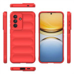 Подсилен силиконов гръб на ленти за Samsung Galaxy A57 5G - червен - 1