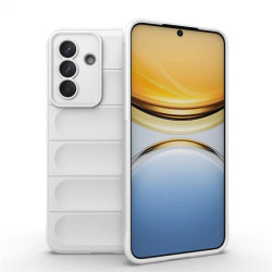 Подсилен силиконов гръб на ленти за Samsung Galaxy А57 5G - бял