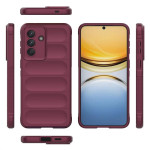 Подсилен силиконов гръб на ленти за Samsung Galaxy А57 5G - винено червен - 0