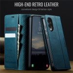 Кожен калъф страничен flip марка CASEME за Samsung Galaxy S25 Edge – тюркоазен - 2 Кожен калъф страничен flip марка CASEME за Samsung Galaxy S25 Edge – тюркоазен - 2