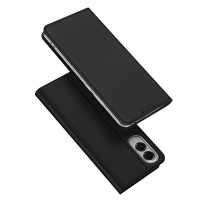 Тънък калъф страничен flip марка DUX DUCIS за Samsung Galaxy S25 Edge – черен
