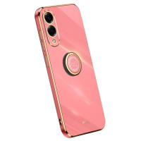 Силиконов гръб със стойка тип пръстен марка XINLI за Samsung Galaxy S25 Edge - червен