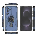 Хибриден гръб със стойка за Samsung Galaxy S25 FE - тъмно син - 1