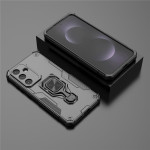 Хибриден гръб със стойка за Samsung Galaxy S25 FE - черен - 0