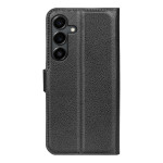 Кожен калъф тип протмоне за Samsung Galaxy S25 FE – черен - 0 Кожен калъф тип протмоне за Samsung Galaxy S25 FE – черен - 0