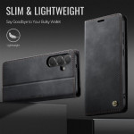 Кожен калъф страничен flip марка CASEME за Samsung Galaxy S25 FE – черен - 0 Кожен калъф страничен flip марка CASEME за Samsung Galaxy S25 FE – черен - 0