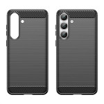 Силиконов гръб Rugged Armor за Samsung Galaxy S25 FE - черен - 2