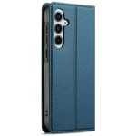 Кожен калъф тип портмоне марка LC.IMEEKE за Samsung Galaxy S25 - тъмно син - 3 Кожен калъф тип портмоне марка LC.IMEEKE за Samsung Galaxy S25 - тъмно син - 3