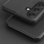 Тънък кожен калъф тип портмоне с прозорче за Samsung Galaxy S25 – черен - 0 Тънък кожен калъф тип портмоне с прозорче за Samsung Galaxy S25 – черен - 0