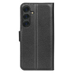 Кожен калъф тип портмоне за Samsung Galaxy S25+ - черен - 3 Кожен калъф тип портмоне за Samsung Galaxy S25+ - черен - 3