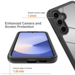 Силиконов гръб Rugged Armor за Samsung Galaxy S25+ - черна рамка - 0