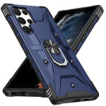 Хибриден гръб със стойка за Samsung Galaxy S25 Ultra - тъмно син - 1