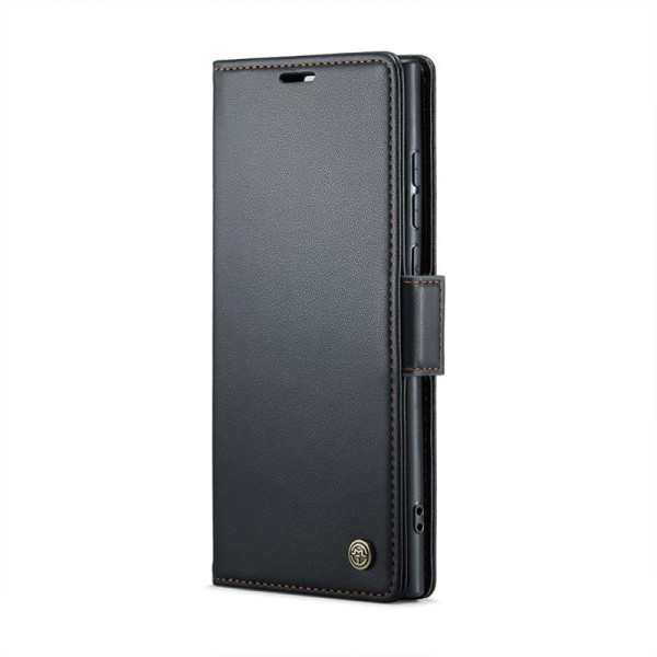 Кожен калъф страничен flip марка CASEME за Samsung Galaxy S25 Ultra – черен Кожен калъф страничен flip марка CASEME за Samsung Galaxy S25 Ultra – черен