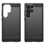 Силиконов гръб Rugged Armor за Samsung Galaxy S25 Ultra - черен - 1