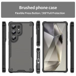 Силиконов гръб Rugged Armor за Samsung Galaxy S25 Ultra - черна рамка - 3
