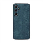 Силиконов гръб с покритие от кожа марка AZNS за Samsung Galaxy S26 FE - зелен - 1
