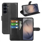 Кожен калъф тип протмоне за Samsung Galaxy S26 FE – черен - 1 Кожен калъф тип протмоне за Samsung Galaxy S26 FE – черен - 1