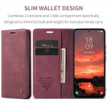 Калъф страничен flip марка CASEME за Samsung Galaxy S26 FE – винено червен - 0 Калъф страничен flip марка CASEME за Samsung Galaxy S26 FE – винено червен - 0