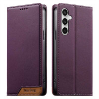 Калъф тип портмоне марка DIERFENG за Samsung Galaxy S26 FE - лилав