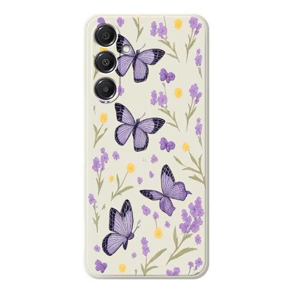 Силиконов гръб за Samsung Galaxy S26 - лилави пеперуди Силиконов гръб за Samsung Galaxy S26 - лилави пеперуди