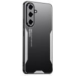 Алуминиев гръб за Samsung Galaxy S26 - черен със сребриста рамка