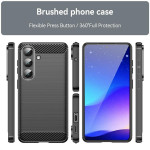 Силиконов гръб Rugged Armor за Samsung Galaxy S26 - черен - 2