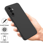 Силиконов гръб с верижка за Samsung Galaxy S26 - черен - 1