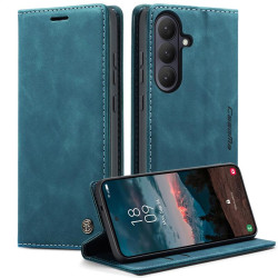 Калъф страничен flip марка CASEME за Samsung Galaxy S26+ &ndash; тюркоазен