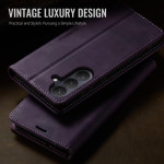 Кожен калъф страничен flip марка CASEME за Samsung Galaxy S26+ – лилав - 3 Кожен калъф страничен flip марка CASEME за Samsung Galaxy S26+ – лилав - 3