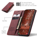 Калъф страничен flip марка CASEME за Samsung Galaxy S26+ – винено червен - 1 Калъф страничен flip марка CASEME за Samsung Galaxy S26+ – винено червен - 1