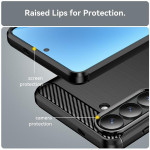 Силиконов гръб Rugged Armor за Samsung Galaxy S26+ - черен - 0