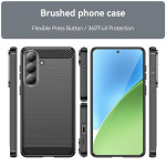 Силиконов гръб Rugged Armor за Samsung Galaxy S26+ - черен - 2