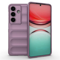 Подсилен силиконов гръб на ленти за Samsung Galaxy S26+ - лилав