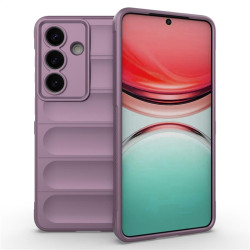 Подсилен силиконов гръб на ленти за Samsung Galaxy S26+ - лилав