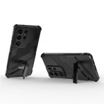 Хибриден гръб със стойка марка BIBERCAS за Samsung Galaxy S26 Ultra - черен - 2