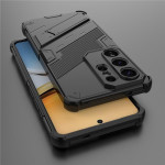 Хибриден гръб със стойка марка BIBERCAS за Samsung Galaxy S26 Ultra - черен - 0