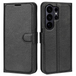 Кожен калъф тип портмоне за Samsung Galaxy S26 Ultra - черен - 1 Кожен калъф тип портмоне за Samsung Galaxy S26 Ultra - черен - 1