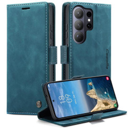 Калъф страничен flip марка CASEME за Samsung Galaxy S26 Ultra &ndash; тюркоазен