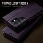 Кожен калъф страничен flip марка CASEME за Samsung Galaxy S26 Ultra – лилав - 0 Кожен калъф страничен flip марка CASEME за Samsung Galaxy S26 Ultra – лилав - 0