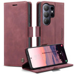 Калъф страничен flip марка CASEME за Samsung Galaxy S26 Ultra – винено червен Калъф страничен flip марка CASEME за Samsung Galaxy S26 Ultra – винено червен