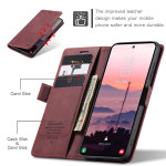Калъф страничен flip марка CASEME за Samsung Galaxy S26 Ultra – винено червен - 1 Калъф страничен flip марка CASEME за Samsung Galaxy S26 Ultra – винено червен - 1