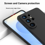 Силиконов гръб с верижка за Samsung Galaxy S26 Ultra - черен - 1