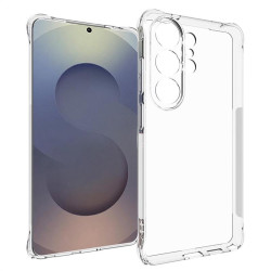 Силиконов гръб с подсилени ръбове за Samsung Galaxy S26 Ultra - прозрачен