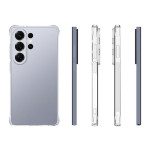 Силиконов гръб с подсилени ръбове за Samsung Galaxy S26 - прозрачен - 2