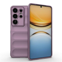 Подсилен силиконов гръб на ленти за Samsung Galaxy S26 Ultra - лилав
