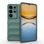 Подсилен силиконов гръб на ленти за Samsung Galaxy S26 Ultra - зелен