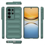 Подсилен силиконов гръб на ленти за Samsung Galaxy S26 Ultra - зелен - 2