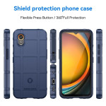 Подсилен силиконов гръб за Samsung Galaxy Xcover7 - тъмно син - 2